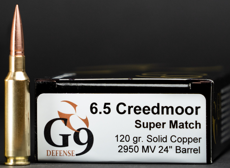 G9 Defense Launches Monolithic Super Match 6.5 Creedmoor Load -The Firearm Blog
