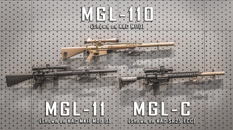 Griffin Armament Announces KAC M110-compatible MGL Silencers -The Firearm Blog