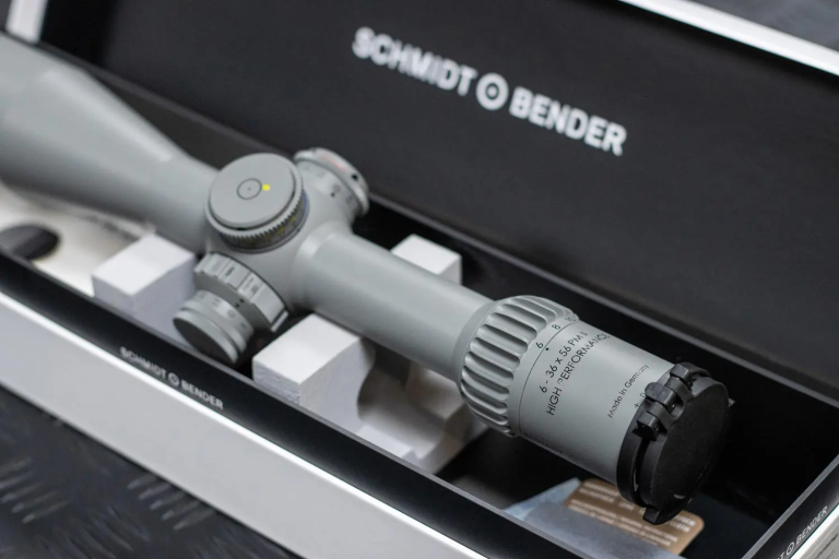 Schmidt & Bender 6-36×56 PM II in RAL 7005 -The Firearm Blog