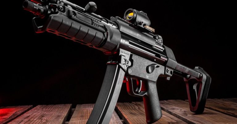 POTD: Heckler & Koch MP5 with Aimpoint Micro T-2 Red Dot Sight