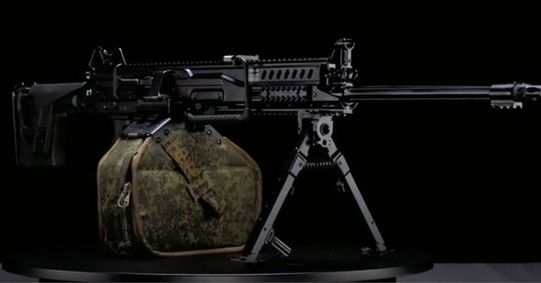 Kalashnikov Presents The New Belt-Fed RPL-20 Light Machine Gun At ADEX