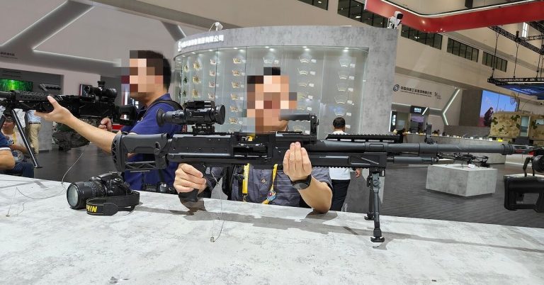 The New Chinese 20E 8.6mm Belt-Fed Machine Gun