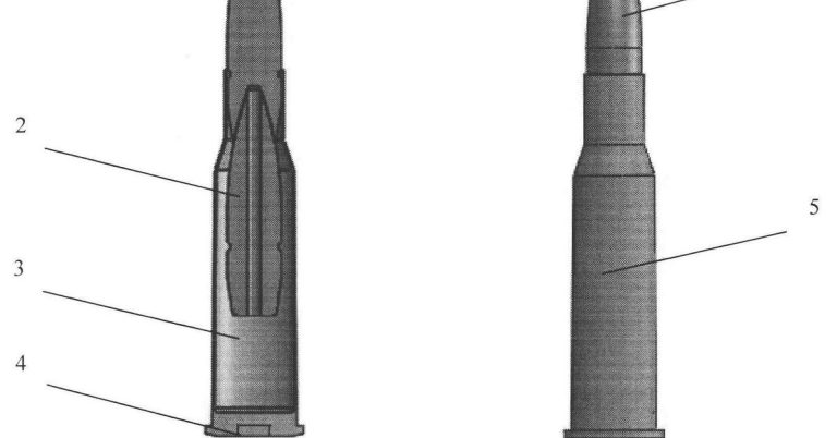 Russian 7.62x54mmR Duplex Cartridge Patent