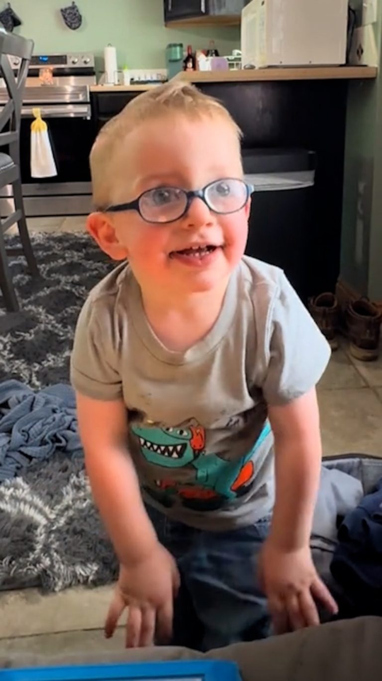 WATCH:  Toddler goes viral with adorable version of 'Going on a Bear Hunt' song