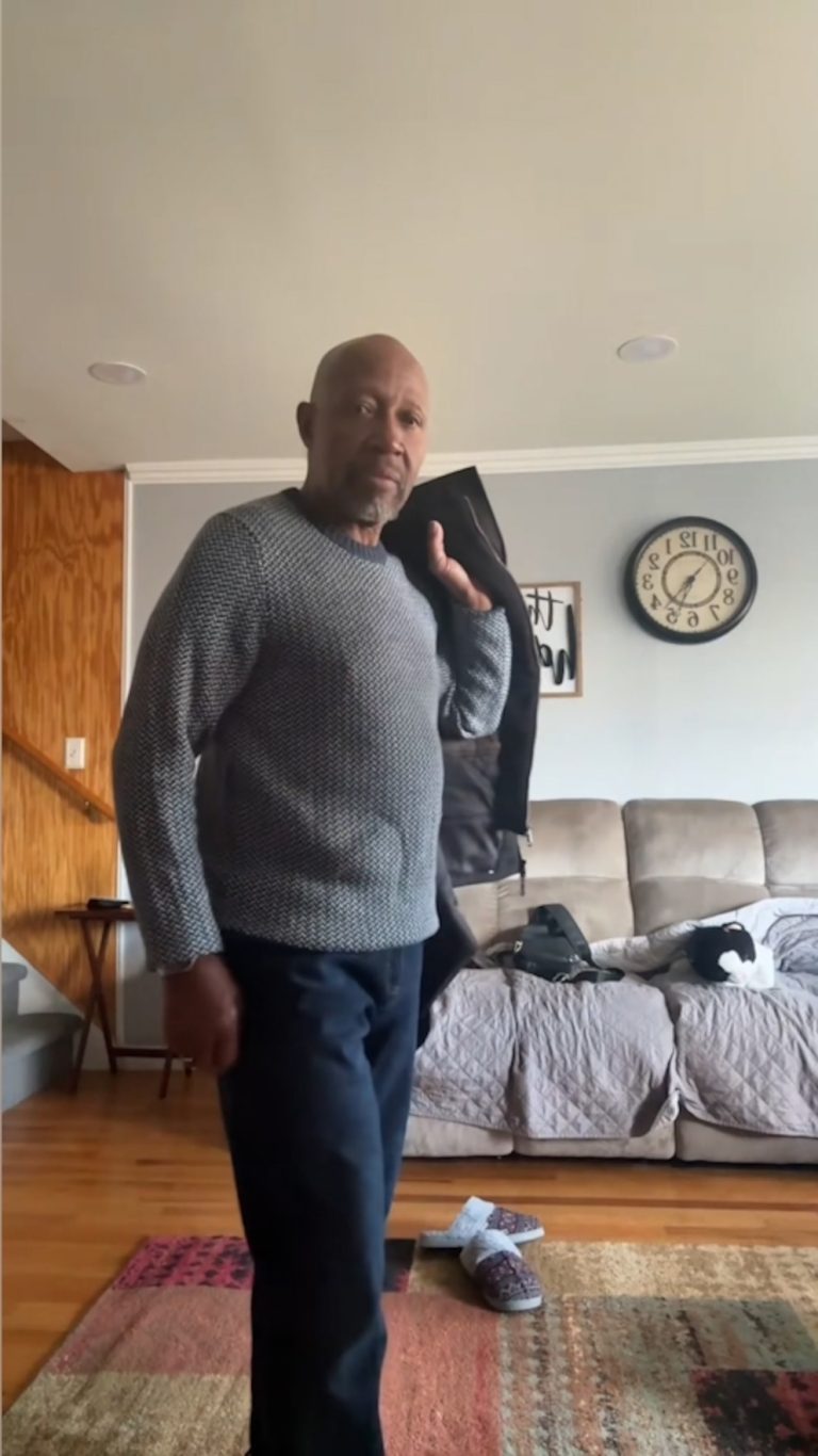 WATCH:  This grandpa's 1st fit check is everything