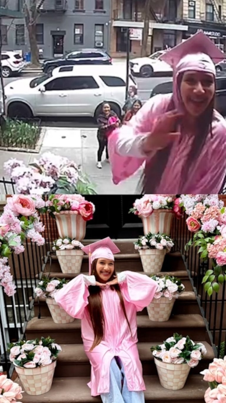 Video Graduate goes viral for sweet message left on stranger’s Ring doorbell camera