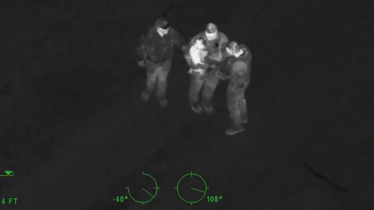 WATCH:  Helicopter crew finds missing toddler in high-tech rescue