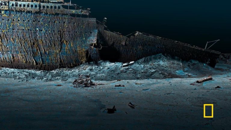 Video David Muir shares 3D scans of Titanic that reveal new insight into its final moments