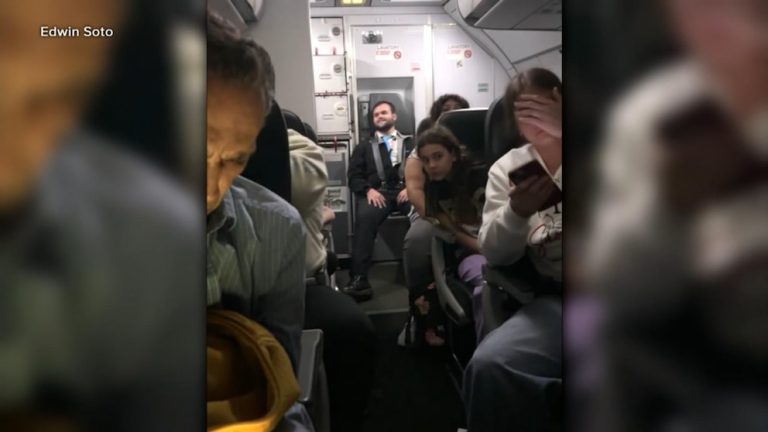 WATCH:  Hard landing damages plane’s landing gear