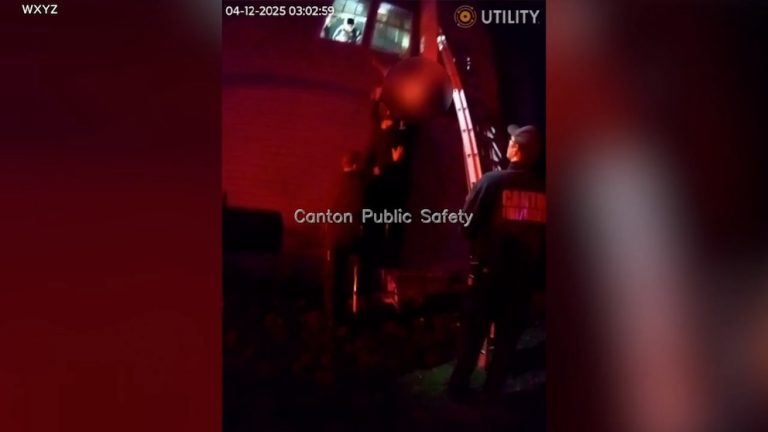 Video ‘I can’t hold much longer’: Man with dementia rescued after hanging from window