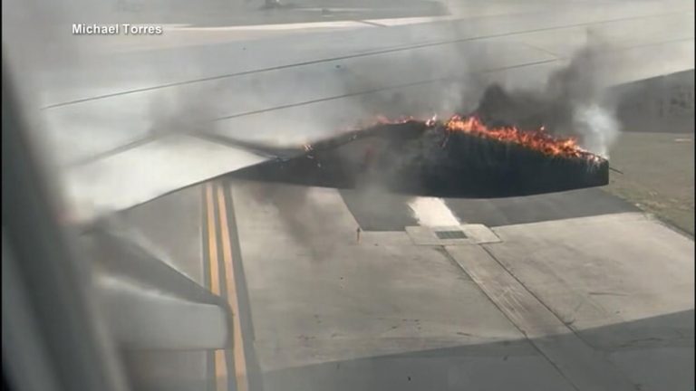 WATCH:  Nearly 300 people evacuated from Delta plane after engine fire
