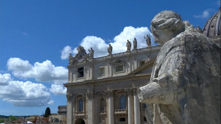 WATCH:  Bells toll in St. Peter's Square in honor of Pope Francis