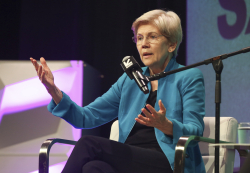 Warren Is Latest Democrat To Rally in GOP Territory