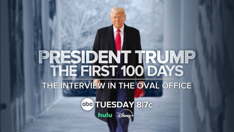 Trump giving ABC News 1st broadcast interview at 100 days mark