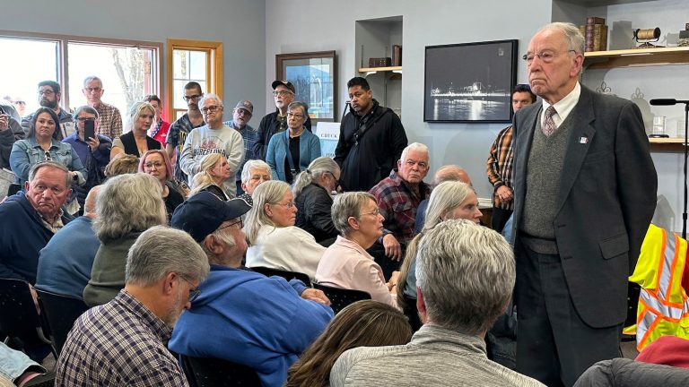 GOP Sen. Grassley gets another earful at Iowa town hall