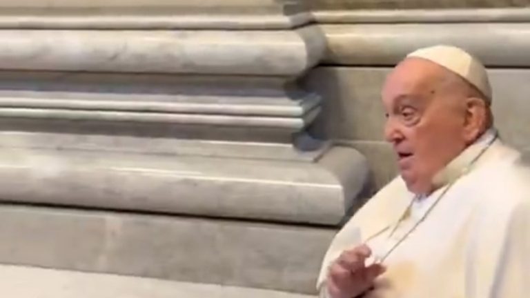 Pope Francis makes surprise appearance at St. Peter’s Basilica