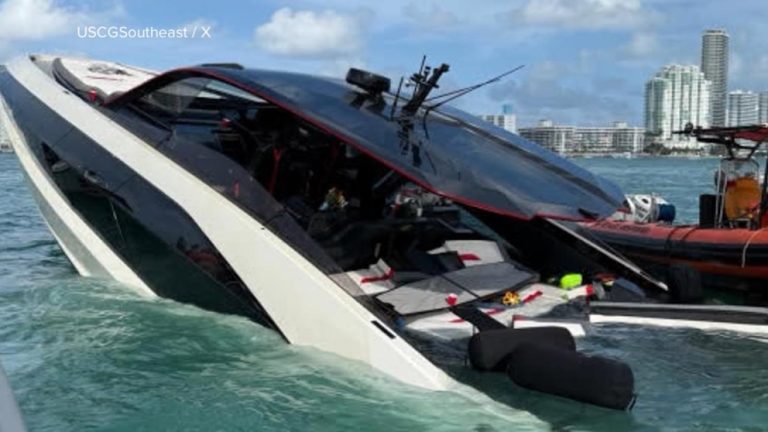 WATCH:  Dozens rescued after yacht starts sinking