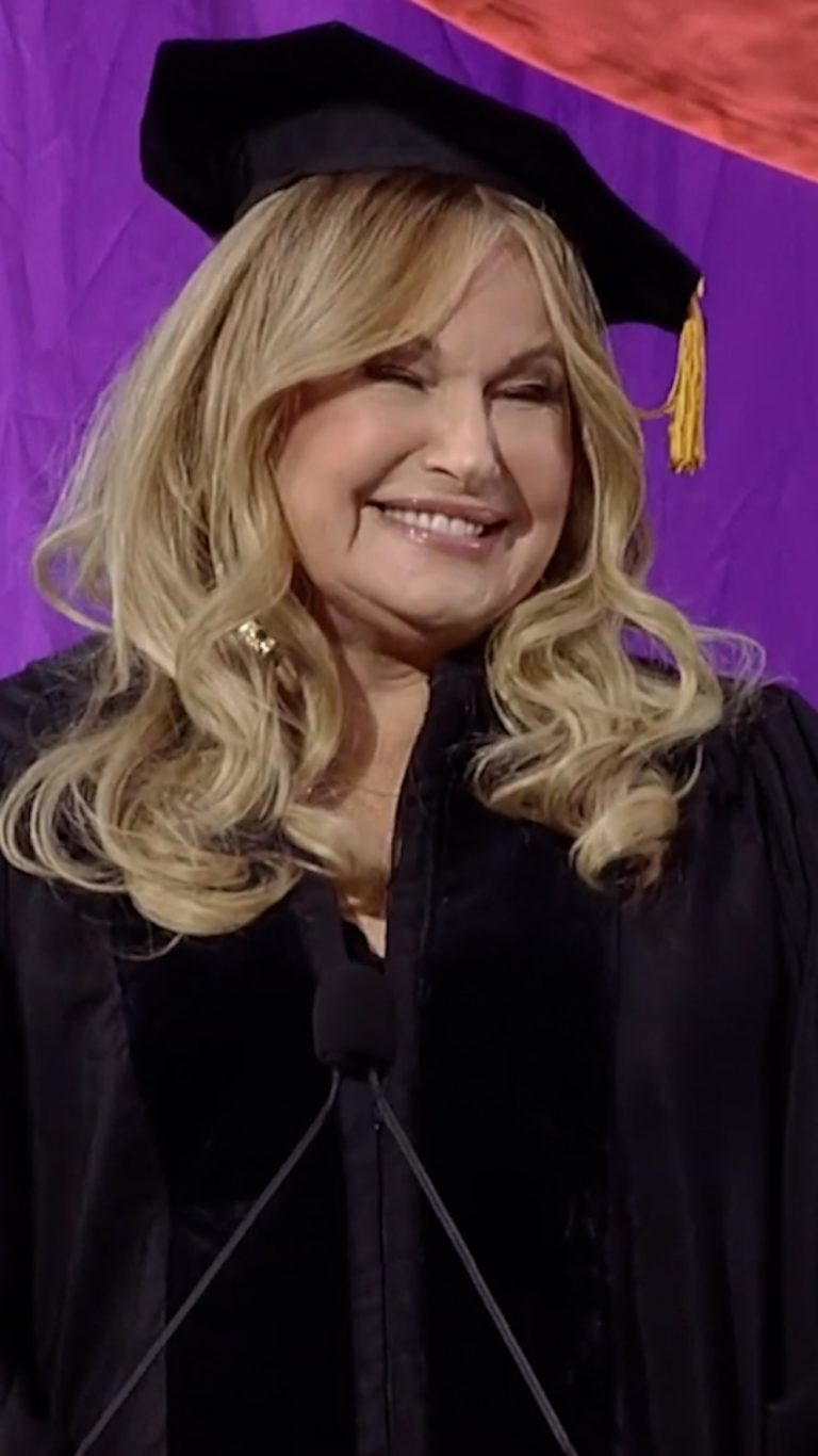 Video Jennifer Coolidge gives 2025 commencement speech: ‘Just friggin’ go for it!’
