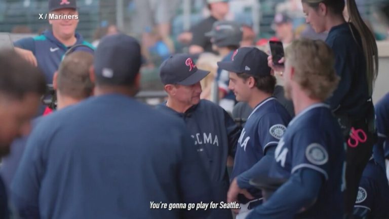 WATCH:  New Seattle Mariners player picks up walk-off win in major league debut
