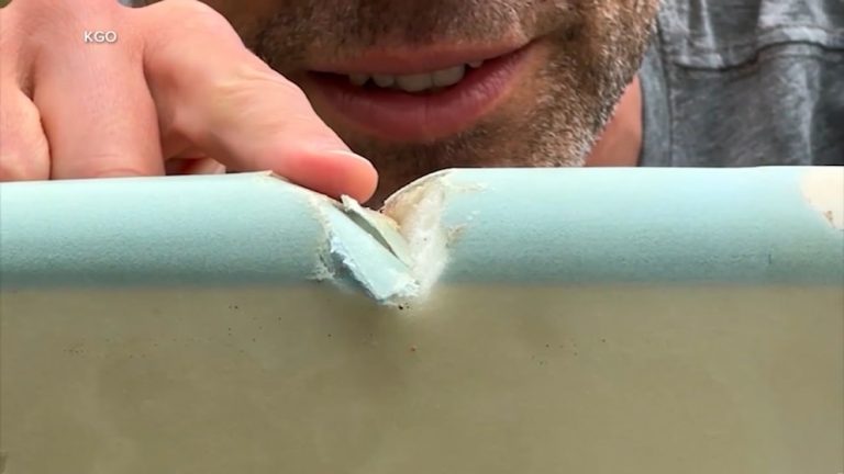 WATCH:  Surfer describes close encounter with shark