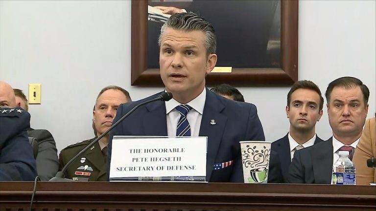 Video Hegseth, congresswoman spar over cost of Marine deployment to LA