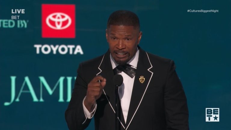 WATCH:  Jamie Foxx's emotional speech after receiving Ultimate Icon honor at 2025 BET Awards