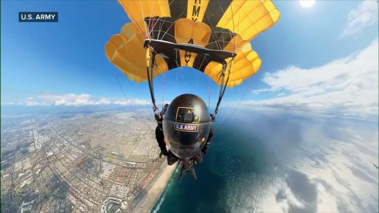 WATCH:  Inside the Golden Knights US Army's elite group of parachuters