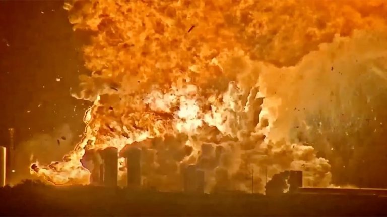 WATCH:  SpaceX Starship explodes in huge fireball