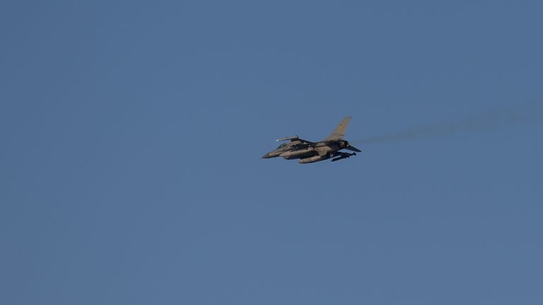 Ukraine loses F-16 fighter amid massed Russian drone, missile attack
