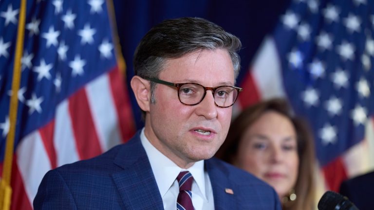 Speaker Johnson, backing Trump’s LA actions, says Newsom should be ‘tarred and feathered’