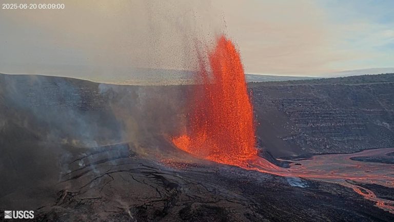 Eruption at Hawaii’s Kilauea volcano sends lava shooting 1,000 feet in air