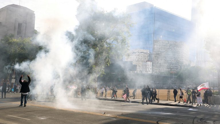 Man charged with purchasing explosives to attack police at LA protests: DOJ