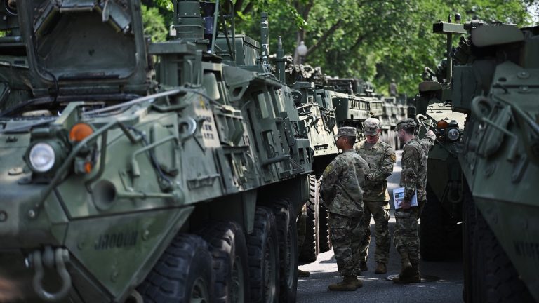White House tries to clarify Trump’s call for using ‘heavy force’ on ‘any’ military parade protesters