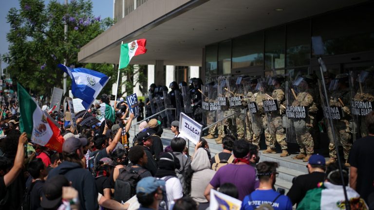 Trump has made a number of claims about the LA protests. Here is the context.