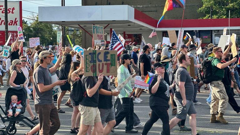Police question 2 armed ‘peacekeepers’ in Salt Lake City’s ‘No Kings’ protest death