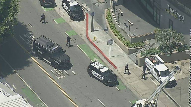 Officer ‘ambushed’ in Santa Monica after approaching suspect wanted in another shooting: Police