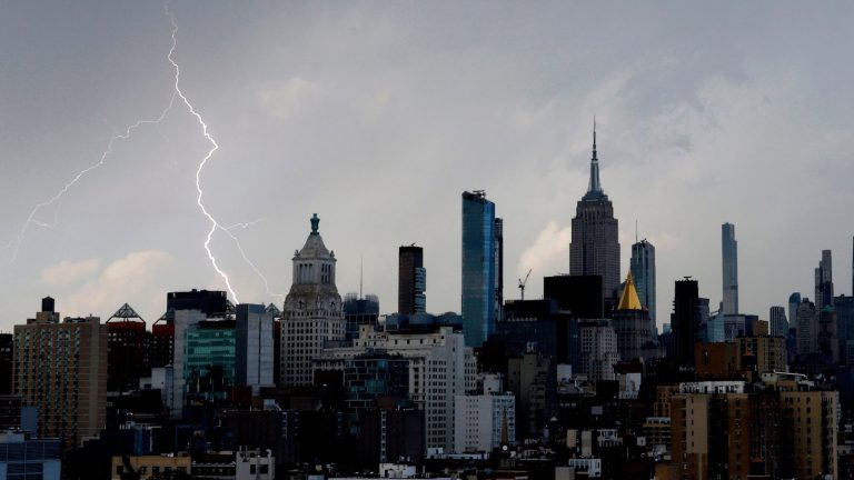 Boy struck by lightning as severe thunderstorms hit Northeast