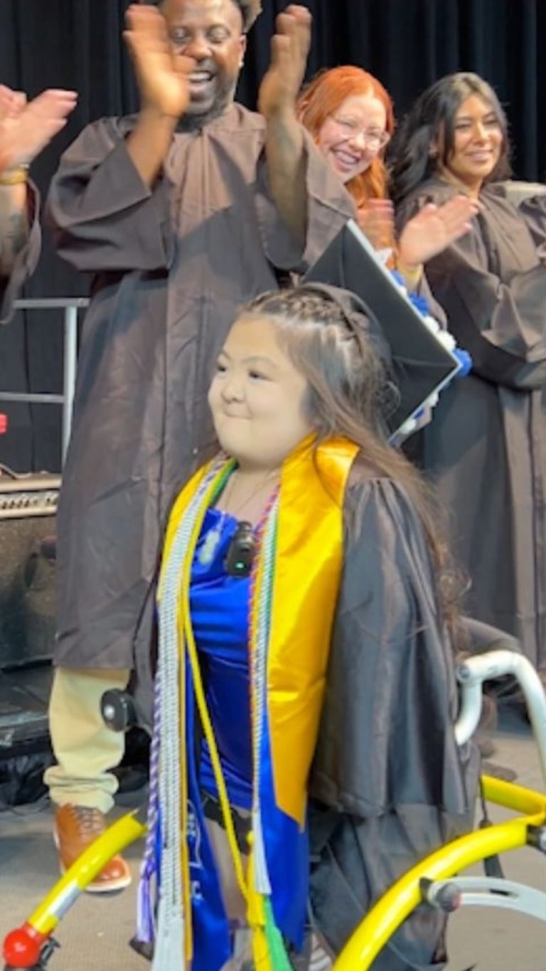 WATCH:   The story behind the viral video of the graduation walk of a lifetime