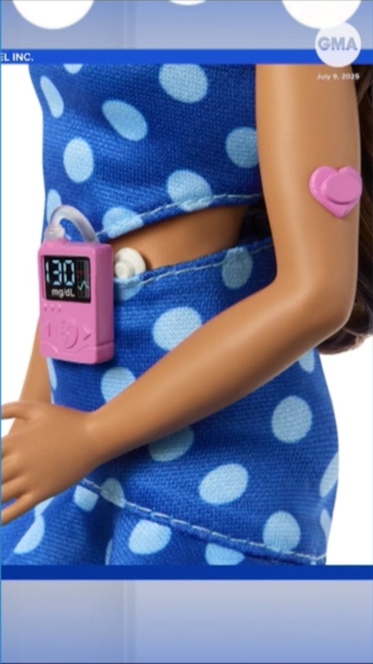 WATCH:  Mattel introduces new Barbie with Type 1 diabetes