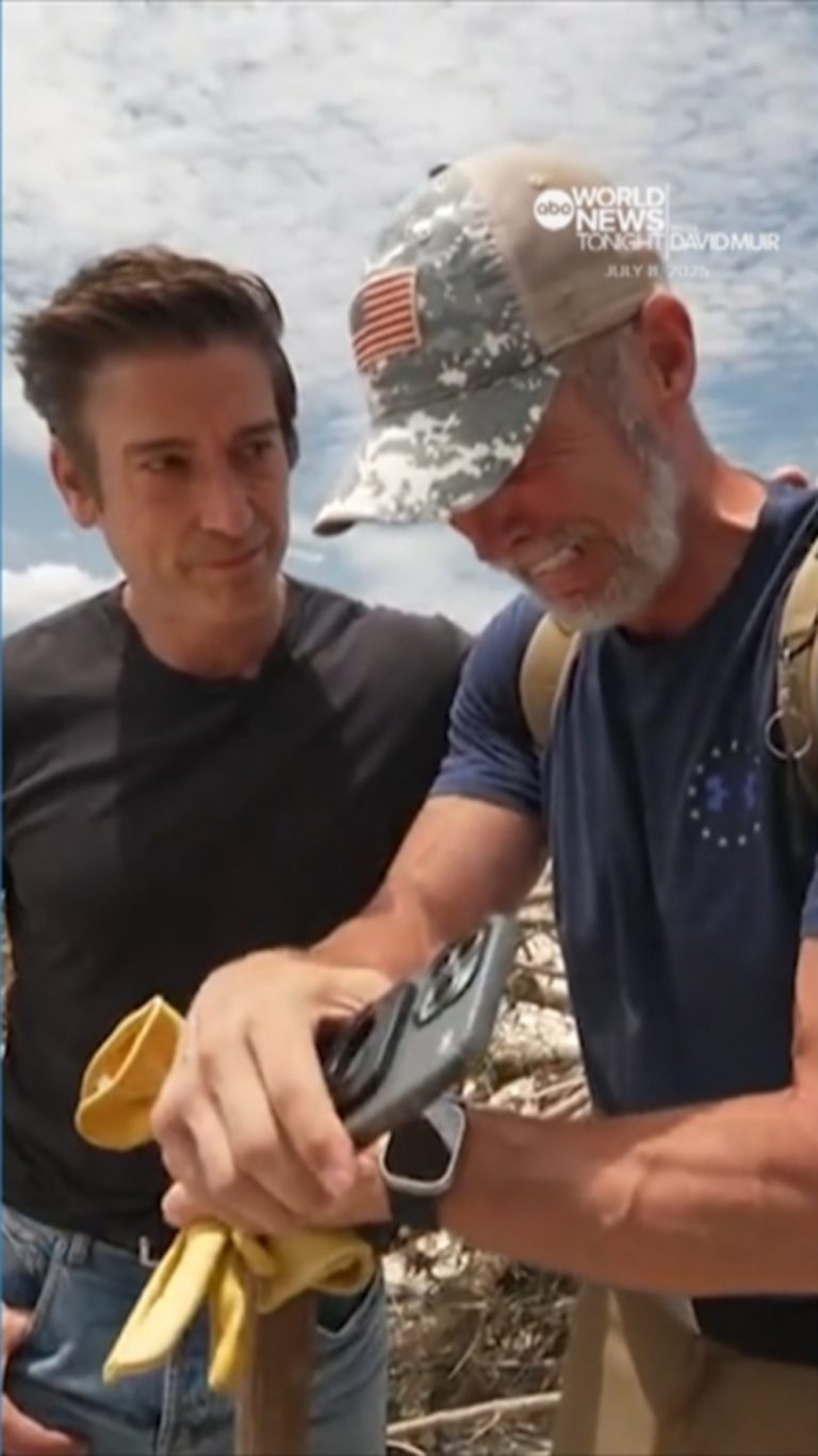 WATCH:  David Muir speaks with Texas son still searching for parents after flooding