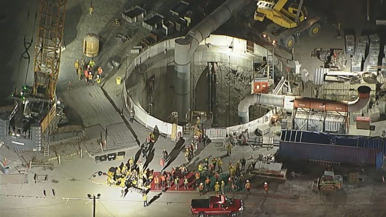 At least 15 workers trapped from tunnel collapse in Los Angeles: LAFD