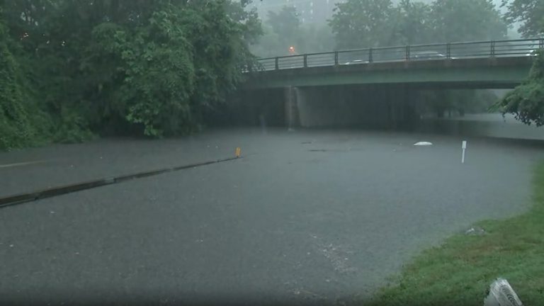 Flash flood threat as storms hit the Northeast