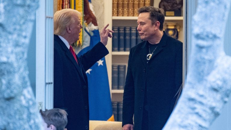 Trump says he’ll ‘look’ at deporting Musk as feud reignites